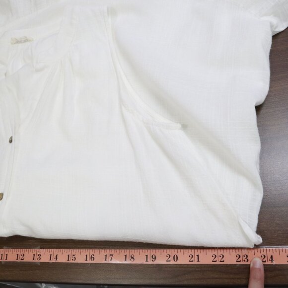 Miss Me Dress Women L White Boho Resort Beach Ethereal Prairie Romantic Feminine - Picture 7 of 16